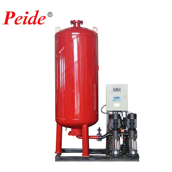 Commercial pump controlled pressurisation system