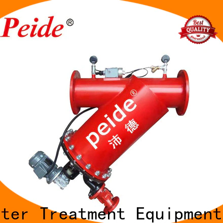Peide viscosity auto backwash filter manufacturer for hotel spa