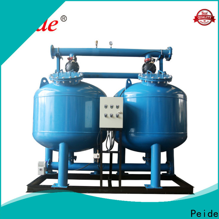 Peide stainless sand filter tank with overload protection fish farm