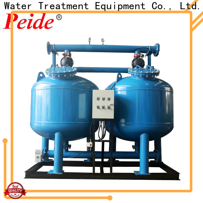 Peide Latest backwash water filter with overload protection fish farm