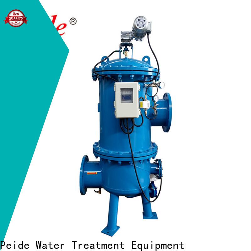 Peide Custom backwash water filter with overload protection fish farm
