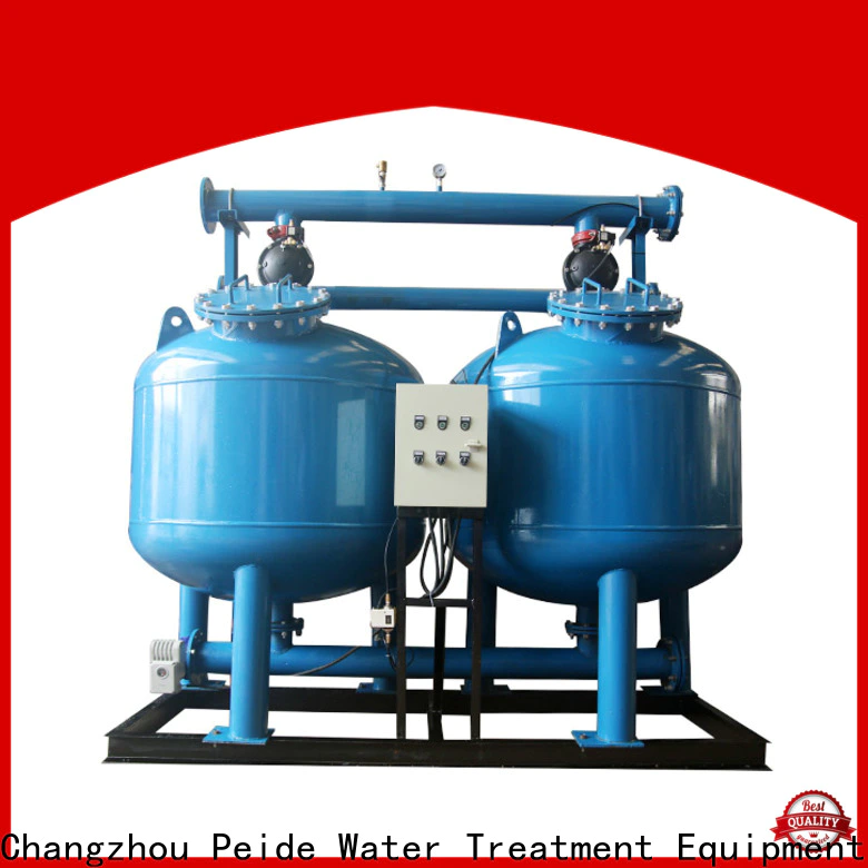 Top sand filter filter with overload protection fish farm