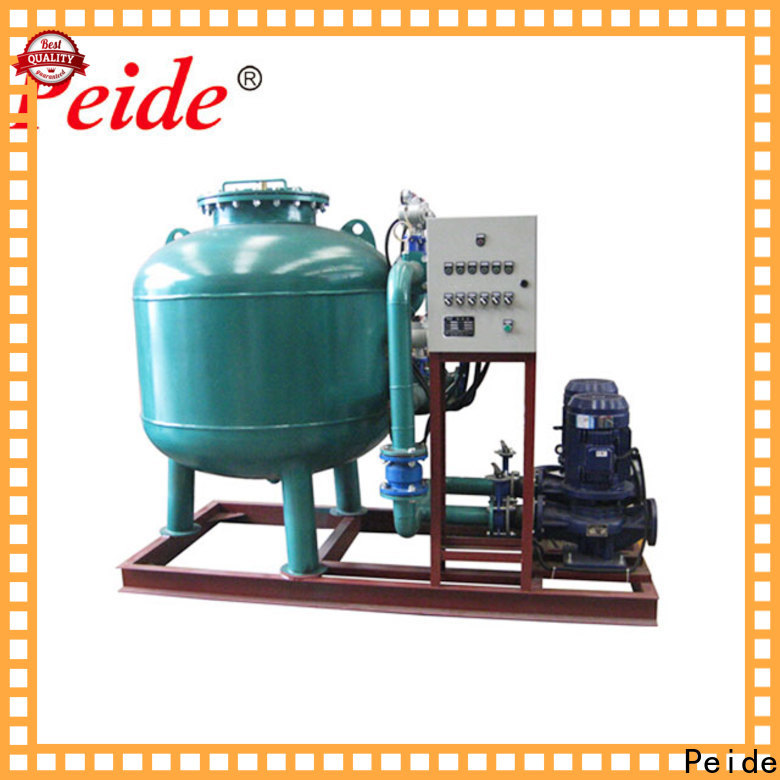 Peide medium sand filter tank supplier for hotel spa