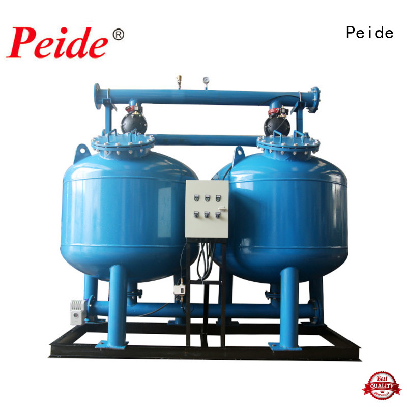 Peide backflush auto backwash filter with overload protection for hotel spa
