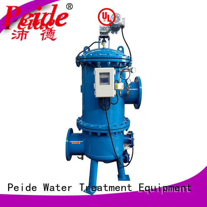 Peide shallow sand filter tank supplier for hotel spa