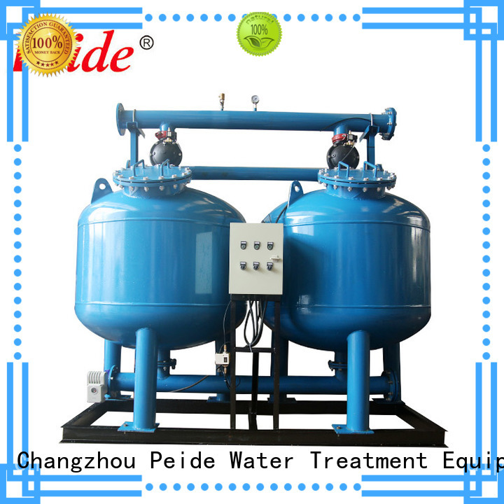 Peide backwash water filter with overload protection for hotel spa