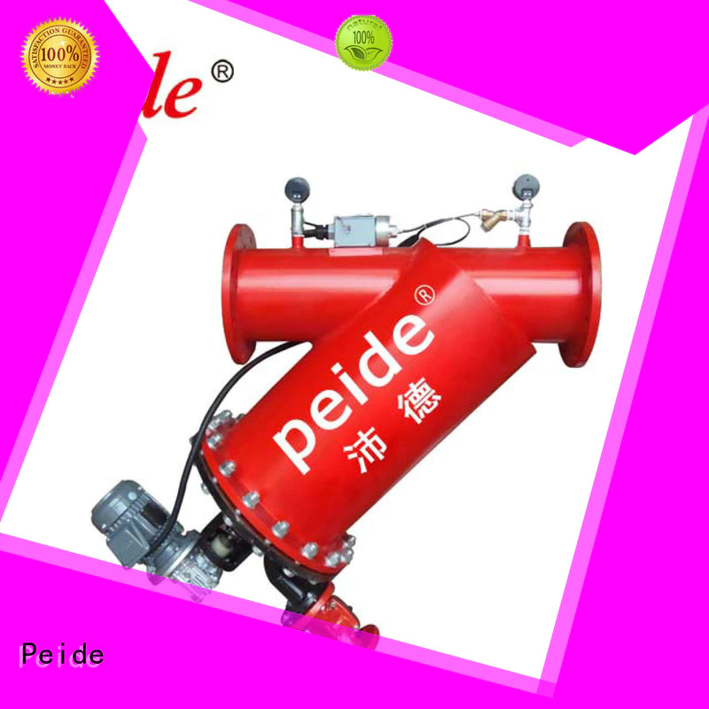 Peide High-quality automatic backwash filter with overload protection fish farm