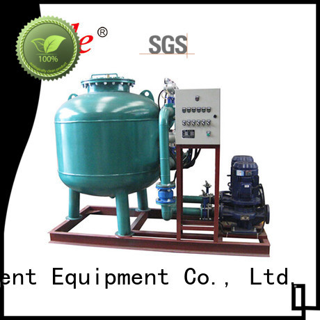 Peide bag sand filter system with overload protection fish farm